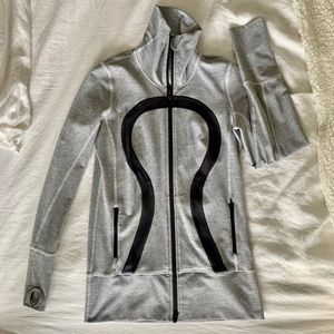 Lululemon Athletica Gray Zip-Up Jacket